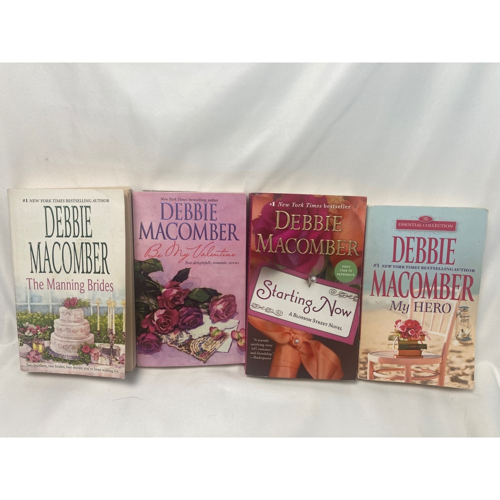 Debbie Macomber Romance Book Lot | 4 Paperback Books | Contemporary Romance